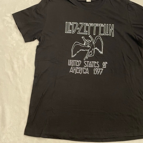 LED ZEPPELIN UNITED STATES OF AMERICA 1977 XL WOMENS T-SHIRT - Picture 2 of 5
